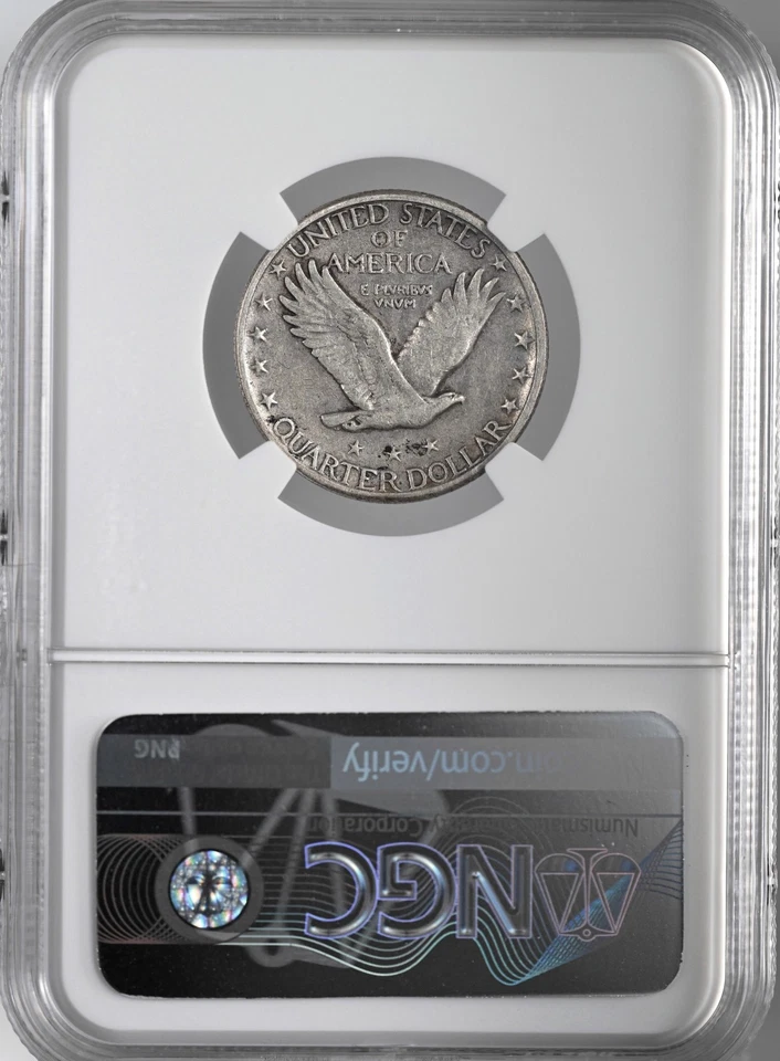 1924-S  25C STANDING LIBERTY QUARTER  NGC VF DETAILS "CLEANED" 8405237-045 - Image 4 of 4