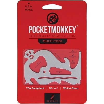 Zootility Pocket Monkey Basic Multitool TSA Compliant