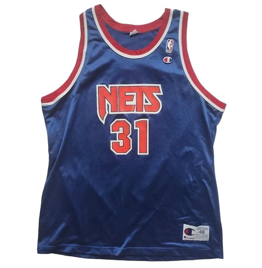 NBA NEW JERSEY NETS チャンピオン オーセンティック ジャージ Champion New Jersey Nets NBA Jerseys for sale | eBay