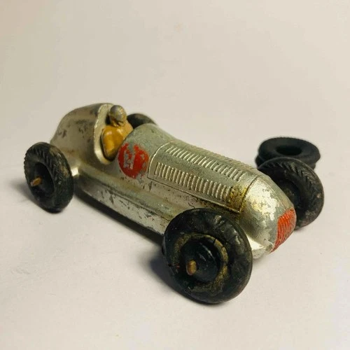 Dinky Toys #23C Mercedes Benz Racing Car - 1940's Original Vintage (ref23)