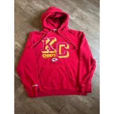 Mitchell  Ness Kansas City Chiefs Graphic Hoodie Size Large