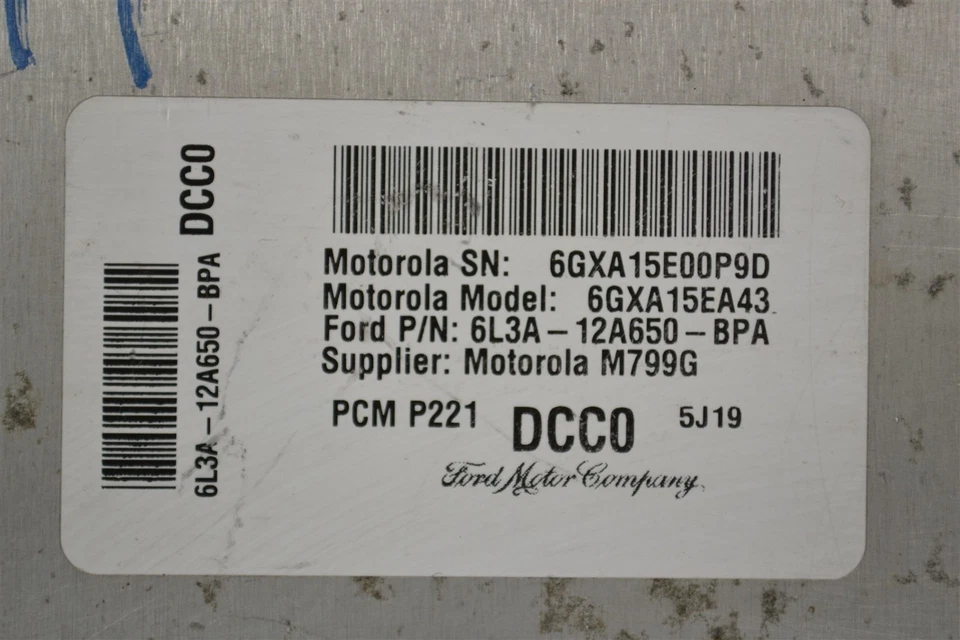 Módulo de motor 6L3A12A650BPA Ford F150 2006 5,4 L módulo ECM ECU OEM 3N3 421 B8 Foto 3 de 4