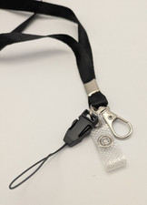 Heavy Duty Neck Lanyard ID Badge Holder Detachable Clip Swivel Metal Clasp 22in