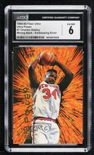 1994 Ultra Power Wrong Back ( Back) Charles Oakley Karl Malone #5 CGC 6 HOF 08wd