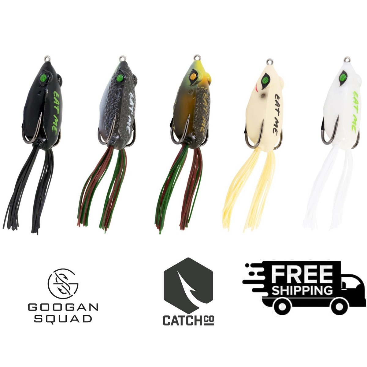 Señuelo Googan Squad Catch Co Micro Filthy Frog 1/4 OZ Topwater Frog elige el color