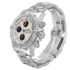 Breitling Avenger II Steel White Dial Mens Watch A13381 4