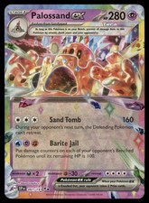 Carta Pokemon Palossand ex 091/191 Scintille Urgenti