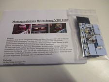 Bausatz für flackerfreie Beleuchtung für Trix Lok V200 2260