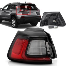 Led Tail Light For 2019-2023 Jeep Cherokee Outer Brake Lamp Left Driver Side Led Tail Light For 2019-2023 Jeep Cherokee Outer Brake Lamp Left Driver Side