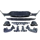 Sport Rear Diffuser with Black Tailpipes for Mercedes GLC Coupe C253 16-19