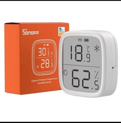 Sonoff SNZB-02D Sensore di Umidità e Temperatura Smart Zigbee con Display
