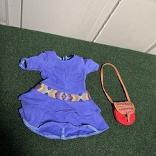 American Girl of Year SAIGE Original Meet DRESS and Purse Retired
