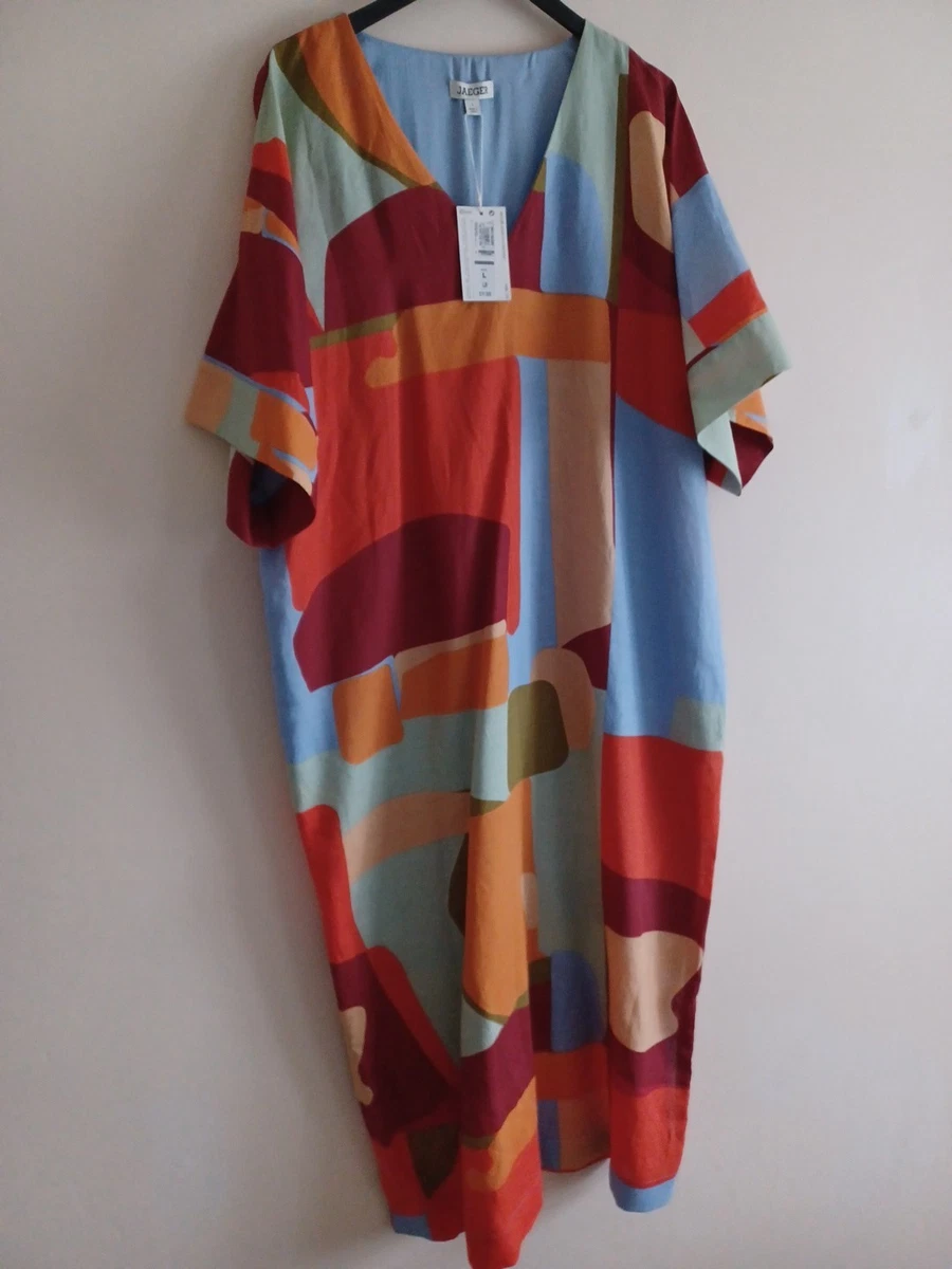 knee length dresses for ladies Jaeger Silk Linen Floor Length Dress main image 0