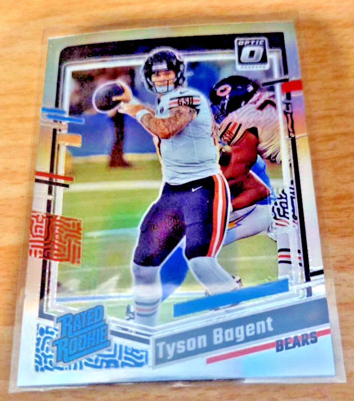 Tyson Bagent 2023 Donruss Optic Silver Prizm RC # 216