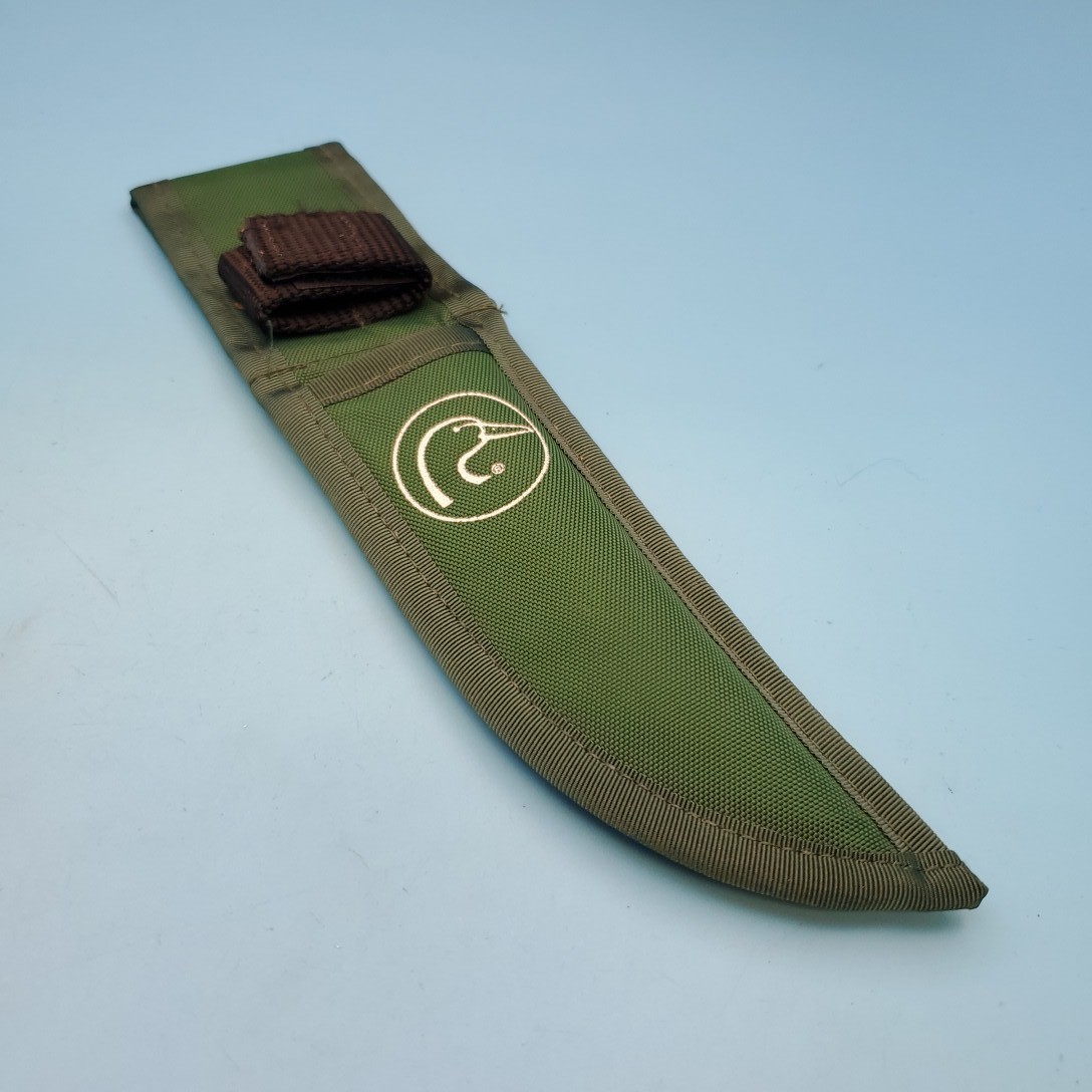 VTG Case XX Ducks Unlimited Fixed Blade Knife Sheath Green Nylon