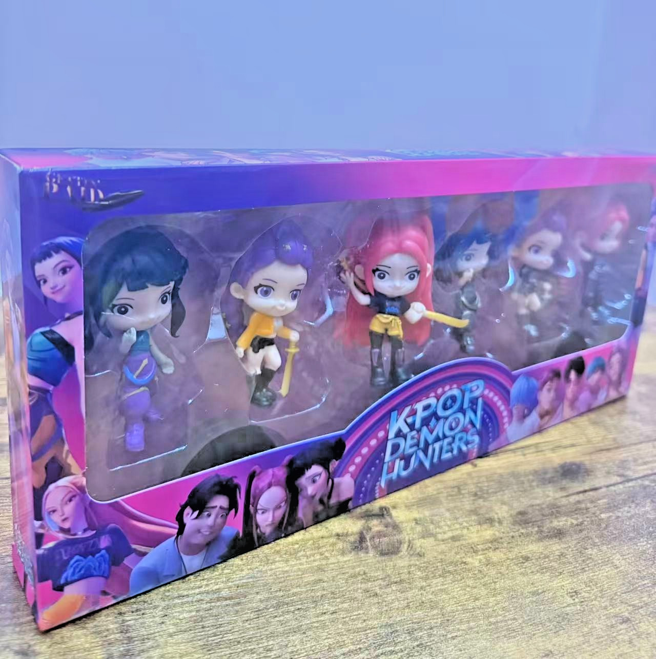 K-Pop Demon Hunters Figurine &ndash;  Q Version Action Figure Collectible Gift（1 pack）