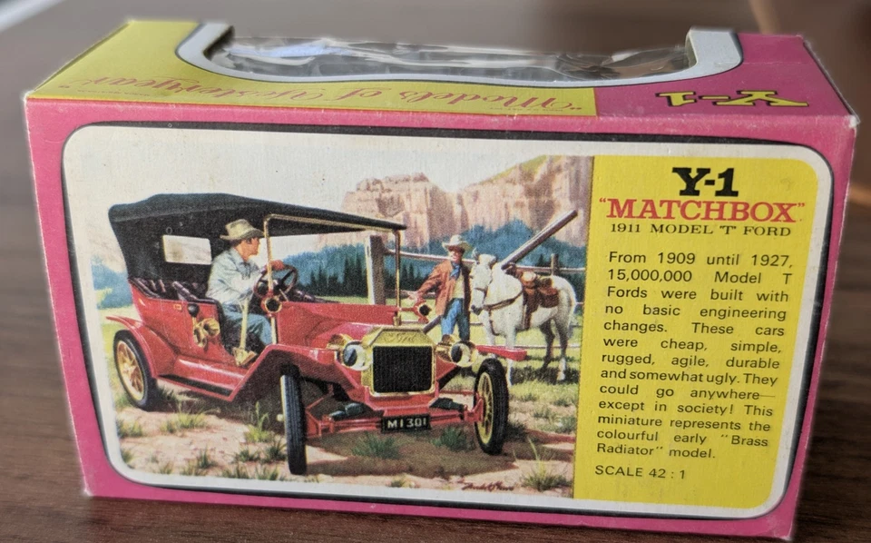Matchbox 1911 Model "T" Ford Y-1, A Lesney Product. Models Of Yesteryear — 第 3/3 张图片