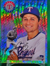 2023 TOPPS CHROME PLATINUM ANNIVERSARY - COREY SEAGER #308 LOGO REFRACTOR /499