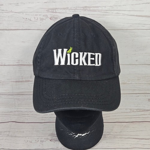 Wicked Musical Broadway Hat Baseball Cap Defy Gravity Black Adjustable Men's