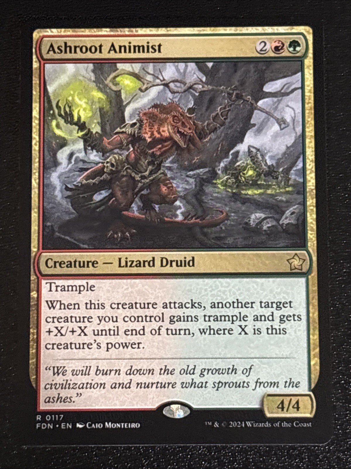 MTG Foundations Ashroot Animist 0117 NM Rare