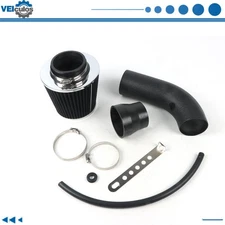 Car Cold Air Intake Filter Induction Kit 3" Pipe Aluminum Power Flow Hose System