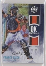2018 Panini Diamond Kings DK Materials Holo Blue 17/25 Chance Sisco #DKM-CS 1p5