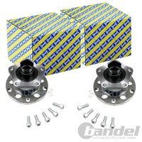 2X SNR RADLAGER-SATZ Hinten Passend FÜR Audi A6 Skoda Superb VW Passat