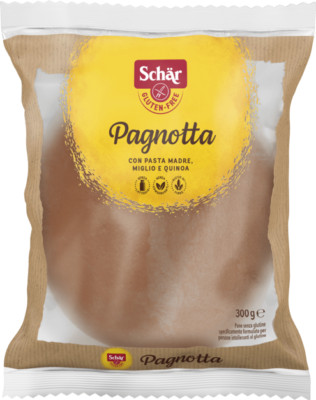 Dr. Schär Gluten Free Pagnotta Laib mit Sauerteig, Hirse und Quinoa 300g