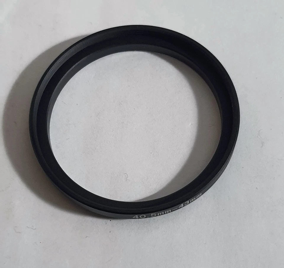 Step-up Ring Metal Stepping 40.5-43mm 40.5mm Lens to 43mm Filter 40.5mm-43mm - Image 4 of 4