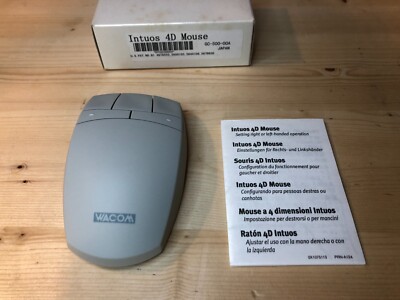 Wacom Intuos 4D Maus GC-500-00A kabellos, links oder rechts eingerichtet
