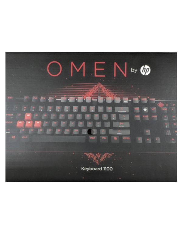 OMEN by HP Wired USB Gaming Keyboard 1100 Compatible with Windows