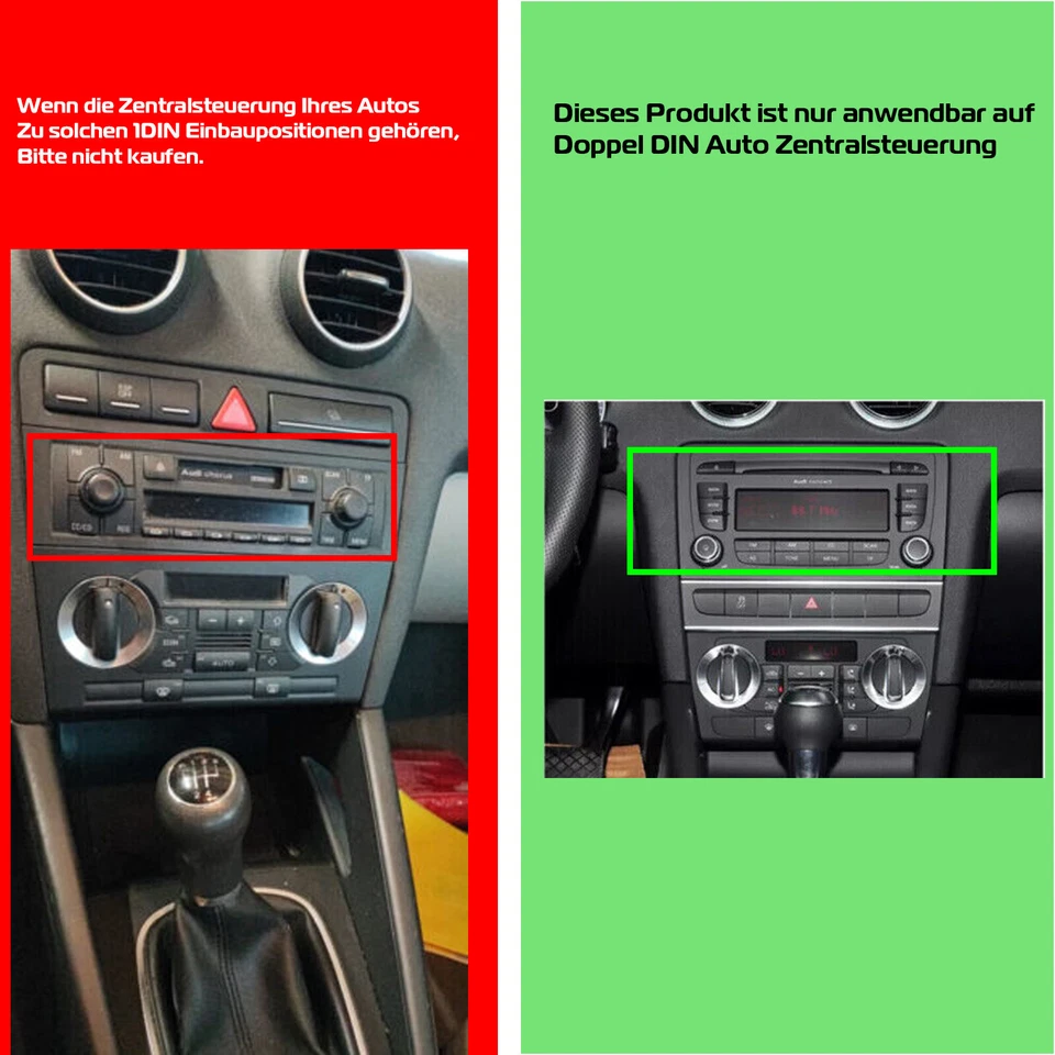 32GB Apple Carplay Android14 Für AUDI A3 8P 2003-2013 Autoradio GPS Nav WIFI KAM - Bild 4 von 4