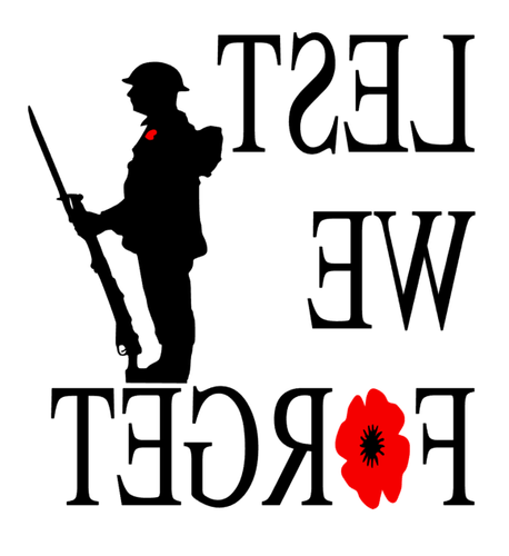 Vinyl Decal Sticker DECAL CAR VAN lest we forget soldier army remembrance gun - Picture 2 of 2