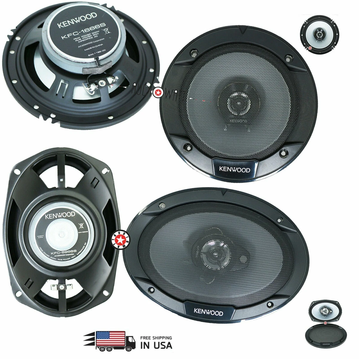 Kenwood 6.5 3 way cheap speakers