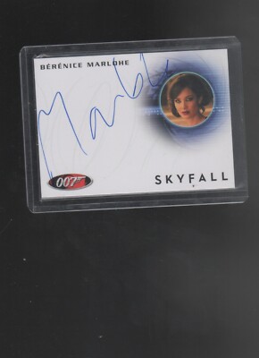 James Bond  Berenice Marlohe autographed card