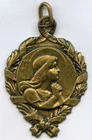 France WWI 1914-1915 Joan of Arc Patriotic Medal 35x24mm !!!