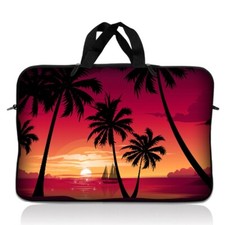 14 Inch Laptop Bag Sleeve Carry Case w Handle Notebook Macbook Asus Sunset Beach