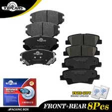 Front Rear Ceramic Brake Pads Fit For 2008-2009 Hyundai Sonata 2.4L