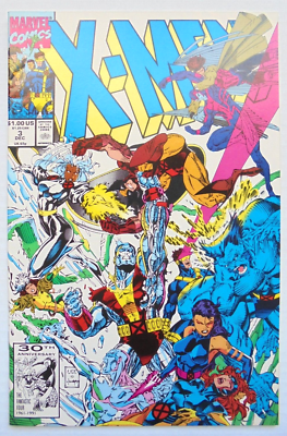 X-Men #3 (Marvel, December 1991) Jim lee Colossus Wolverine