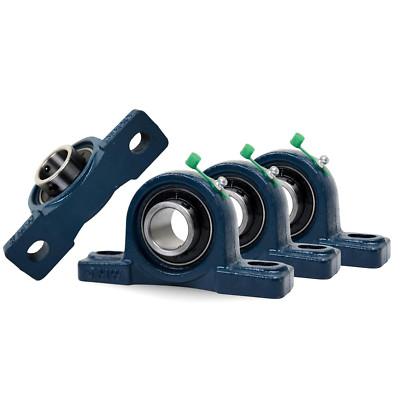 UCP205-16 Pillow Block Bearing (4 Pack), 1 Inch Bore, 2 Bolt Flange Mounted, Sol