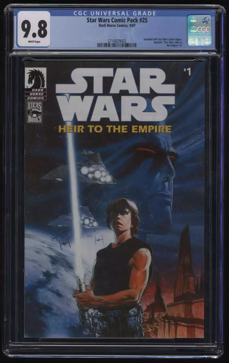 Star Wars Comic Pack #25 CGC 9.8 W Pgs Reprints Heir To The Empire #1 1st  Thrawn