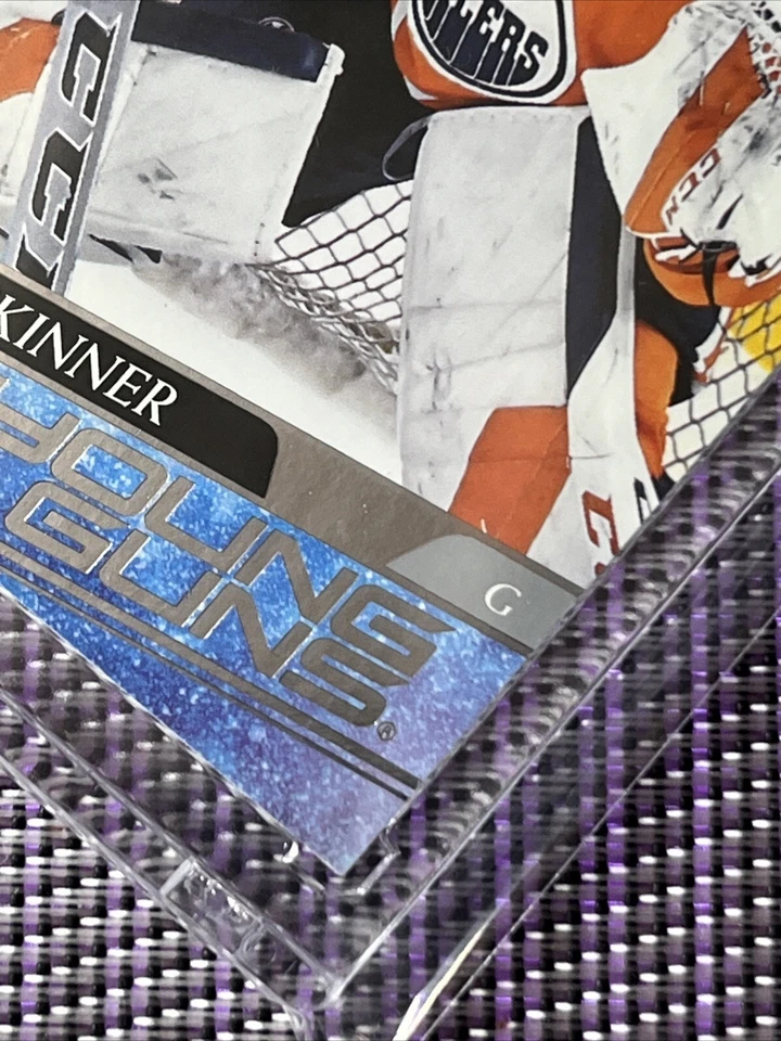 2020-21 Upper Deck Young Guns Stuart Skinner Rookie #496 Edmonton Oilers F - Image 2 of 4