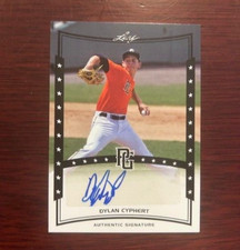 2014 Leaf Perfect Game  DYLAN CYPHERT Certified Autographed Card