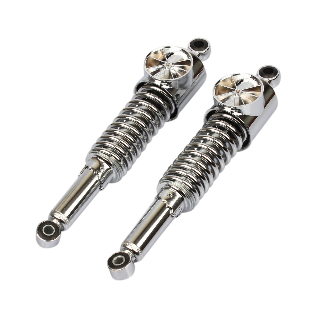 Chrome-plated shock absorber set for Kawasaki Z 900 Z1 Z1A