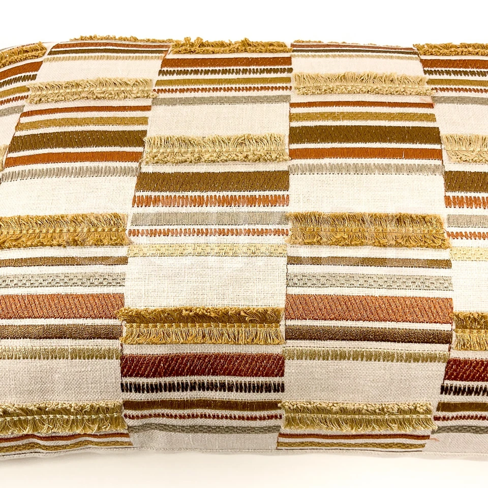 P/Kaufmann Abstract 24" x 14"  Luxury Decorative Duck Feather Pillow - Image 3 of 4