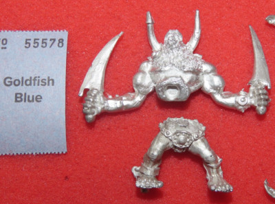 Games Workshop Citadel C34 Minotaur Lords Mighty Gore-Strom Mankiller 1986 Beast