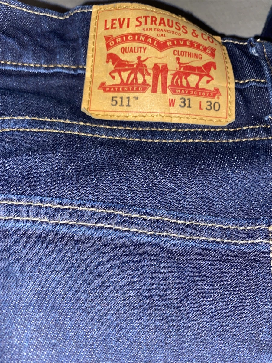 Levi 511 best sale 31 x 30