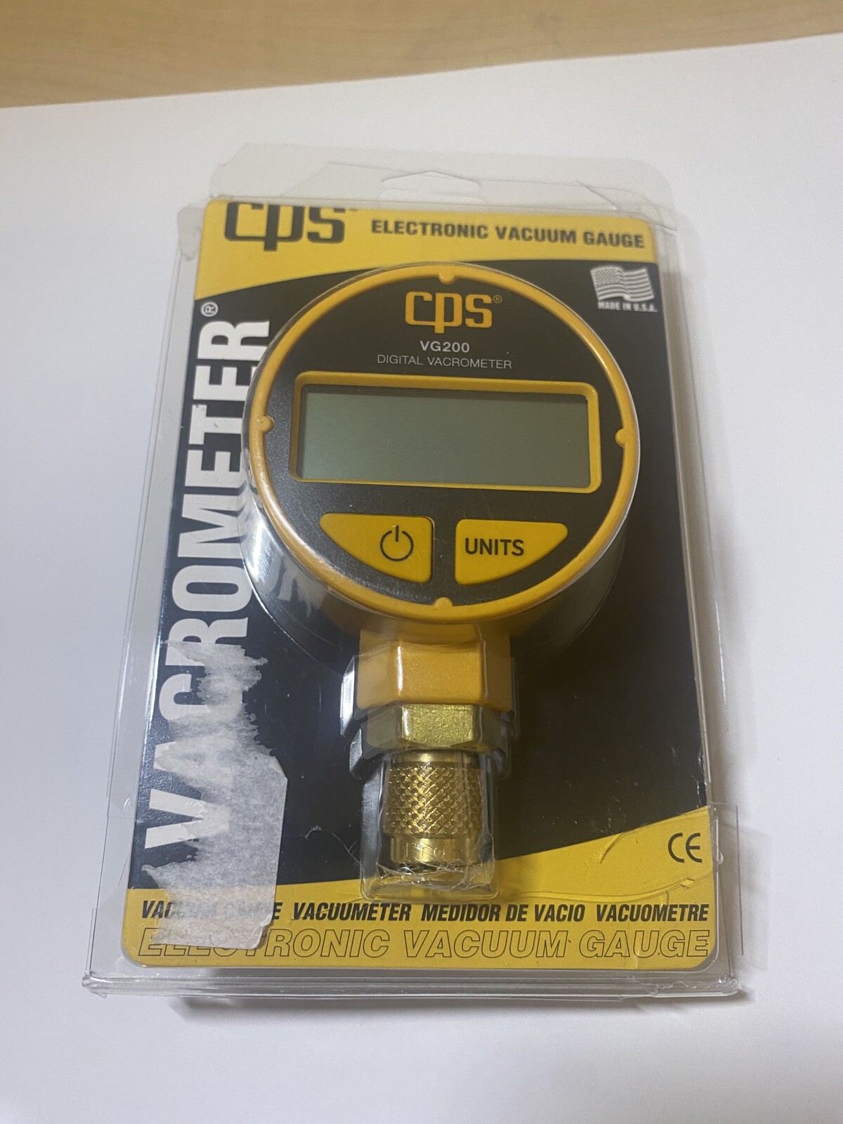 CPS VG200 Vacuum Gauge with Digital LCD Display 750377771033 eBay