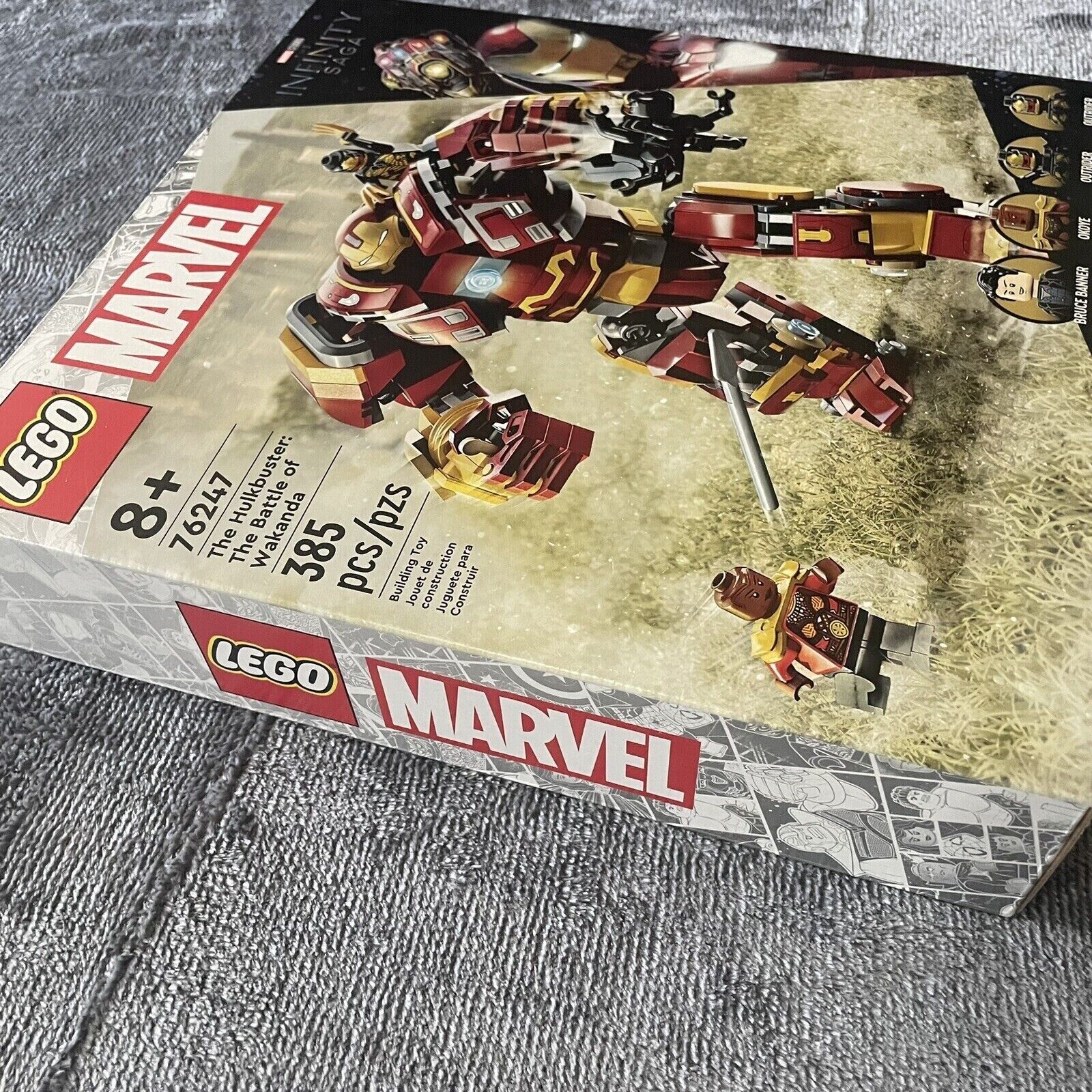 LEGO Marvel The Hulkbuster: The Battle of Wakanda 76247, Action Figure,  Buildable Toy with Hulk Bruce Banner Minifigure, Avengers: Infinity War Set