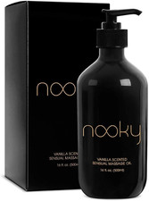 Aceite de masaje de vainilla con aceite de coco fraccionado. 16 onzas